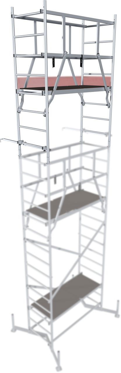 Krause ClimTec alumínium munkaállvány II. magasítás termék fő termékképe