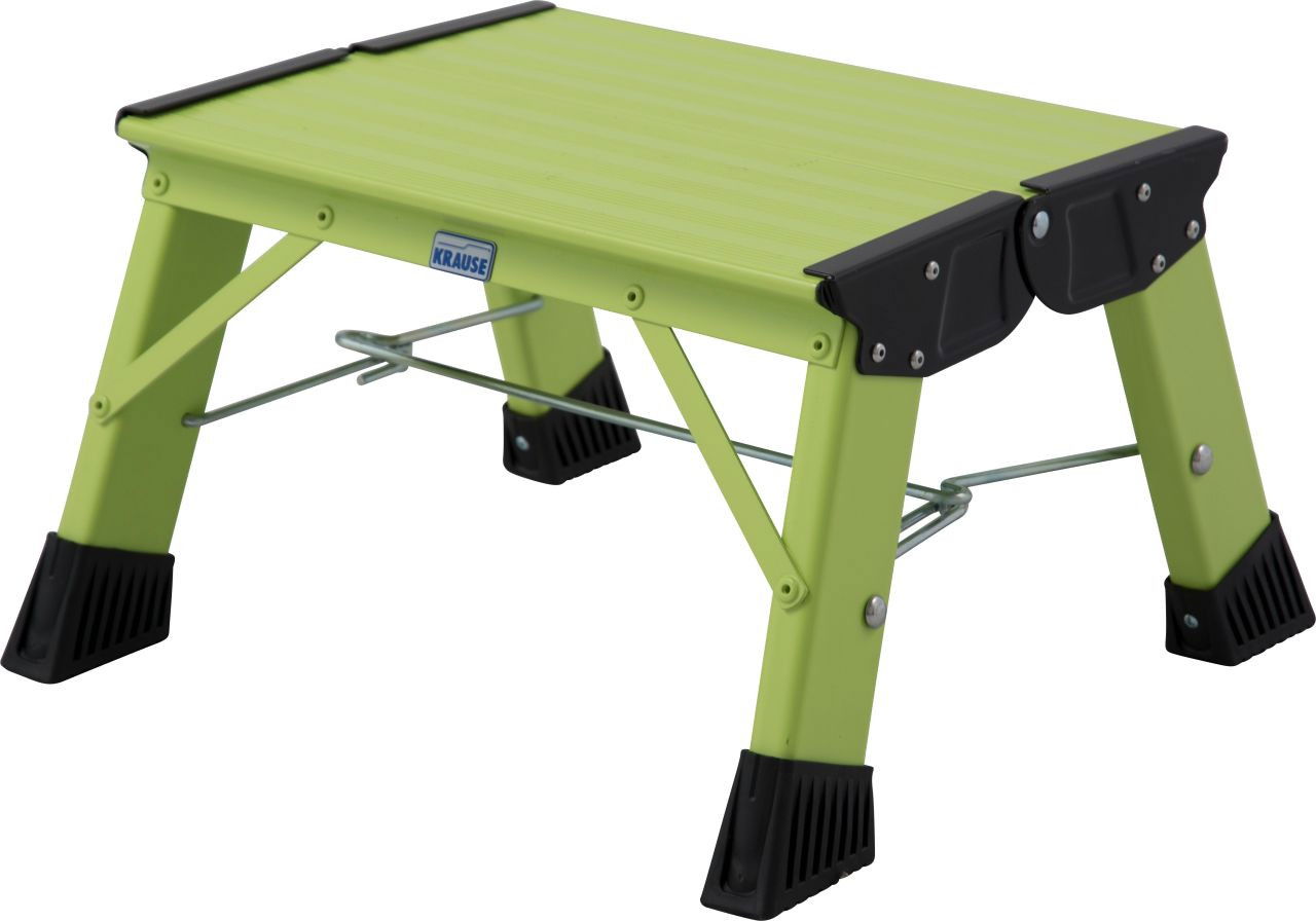 Krause MONTO Treppy PlusLine összecsukható fellépő, zöld, 1 fokos termék fő termékképe