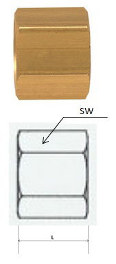 Rectus (UL 17) G 3/8 bal csatlakozású hollandi anya termék fő termékképe