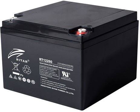 Ritar RT12260-F13 zárt ólomakkumulátor 12 V/26 Ah termék fő termékképe